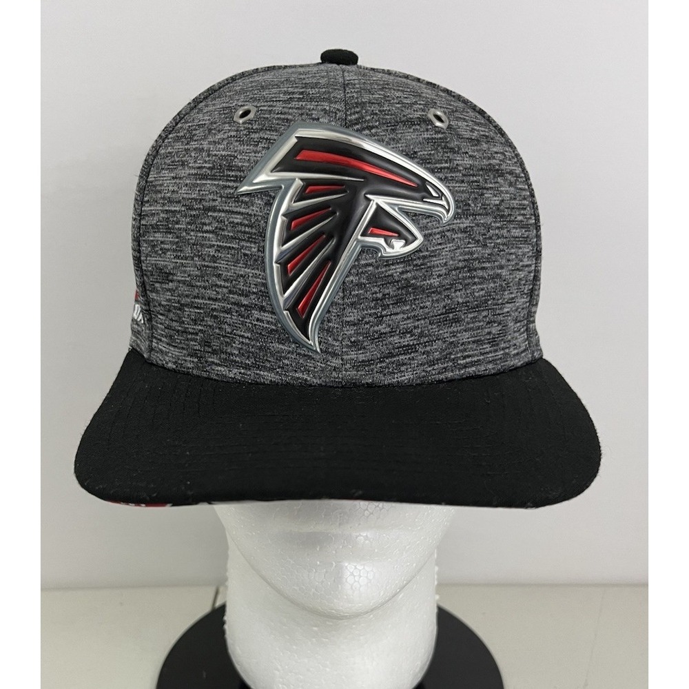 NFL Atlanta Falcons Logo New Era 9Fifty Snapback Dirty Birds Hat Grey Black OSFM
